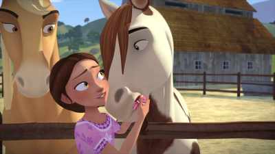 -[chuffs]
-[laughs] - Spirit: Riding Free