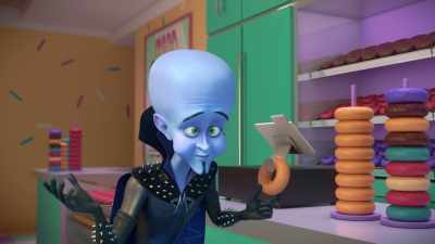 Chum, I came here to--
(gulps) - Megamind vs. the Doom Syndicate