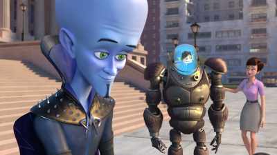Chum wants a promotion!
He wants to be your sidekick. - Megamind vs. the Doom Syndicate