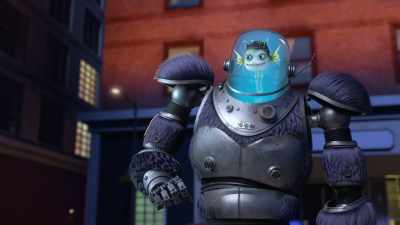 Chum?
What are you doing here? - Megamind vs. the Doom Syndicate