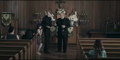 [CHURCH SONG PLAYING] - Walden