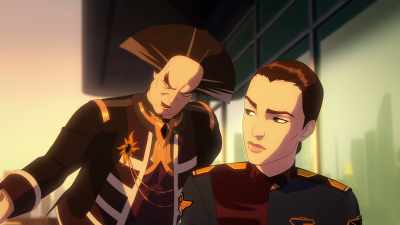 Ciao, piccoletto.
Grazie per essere venuto. - Babylon 5: The Road Home