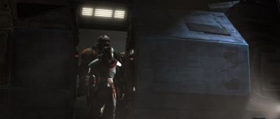 Cid said the Vanguard Axis is notorious for illegal smuggling. - Star Wars: The Bad Batch
