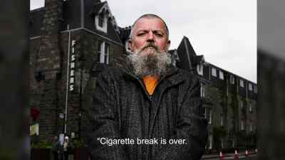 "Cigarette break is over, go back inside. - The Program