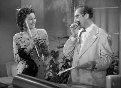 - Cigarette?
- No, thanks. Cigar? - A Night in Casablanca