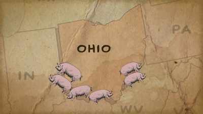 Cincinnati was so well-known
for its pig population, - Six Degrees with Mike Rowe