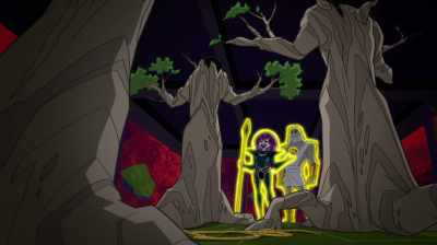 -(CIRCE LAUGHS) - Very creative.
Can we go now, please? - Justice League Action