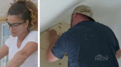 ♪
(circular saw whirring) - Renovation Resort