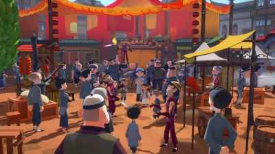 [circus assistant]
Feast your eyes, - Gremlins: Secrets of the Mogwai
