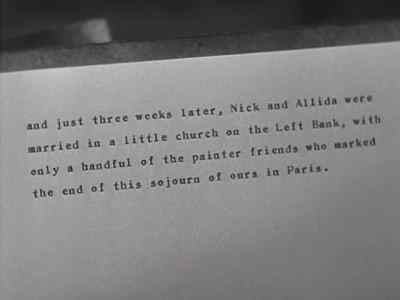 (Cissie)
"And just three weeks later,
Nick and Allida were married - Experiment Perilous