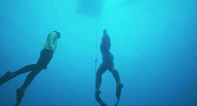 CLAIRE:
People say you find yourself. - Freediver