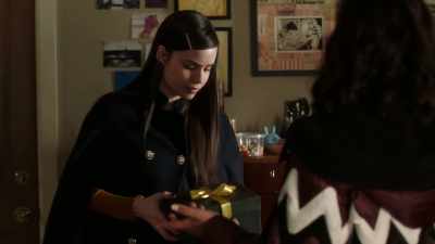 Claire thought it was for me
but he totally forgot - Pretty Little Liars: The Perfectionists
