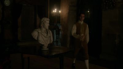 Claire's downstairs in the kitchen. - Outlander