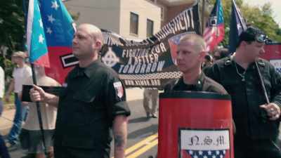 -[clamoring]
-[whistle blowing] - White Right: Meeting the Enemy