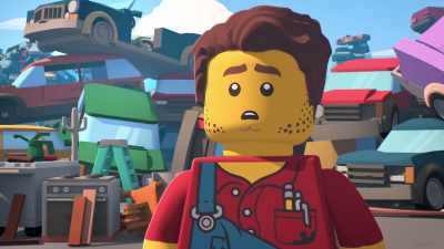 [clanging, squeaks,
barks, wobbles] - LEGO City Adventures
