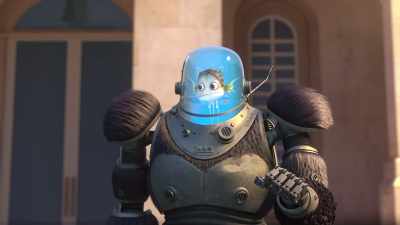 - (clangs, clatters)
- Whoa! - Megamind vs. the Doom Syndicate