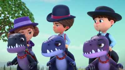 [Clara] Because if you do,
I'm not stopping to help you. - Dino Ranch