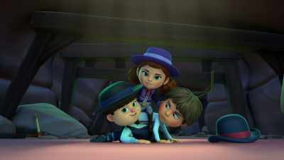 Clara, Ike,
stop bickering for a bit. - Dino Ranch