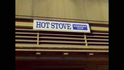 [Clark] Harold get up
and go down to Hot Stove - Offside: The Harold Ballard Story
