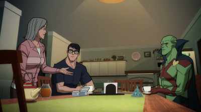 Clark, if...
John is staying over, - Superman: Man of Tomorrow