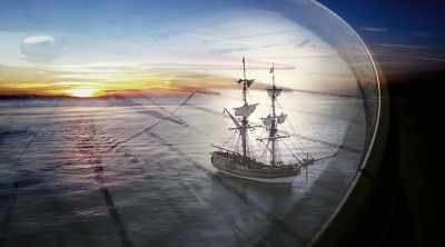 Clarke: It's only
when the magnetic compasses - Mysteries of the Deep