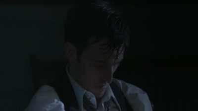 CLARKE: Officer Stone decides to
ask Lester a question, - True Terror with Robert Englund