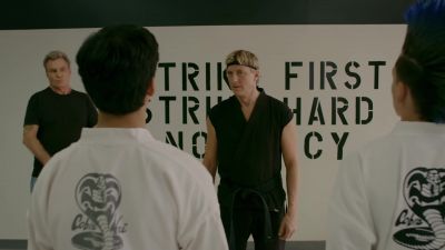 Class, we have a visitor. - Cobra Kai