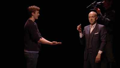 -Classic misdirection, erm...
-[applause] - Derren Brown: Miracle
