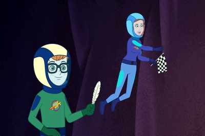 [classical music playing] - The Magic School Bus Rides Again