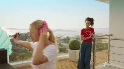 (classical music plays
through Lena's headphones) - Find Me in Paris
