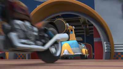 (clattering, screaming) - Ricky Zoom