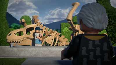[clattering and tumbling] - LEGO Jurassic Park: The Unofficial Retelling