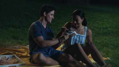 (Claudia and Preston laughing) - The Engagement Dress