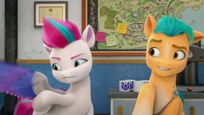 -[claws clicking]
-[chirping] - My Little Pony: Make Your Mark
