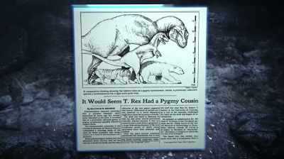 Clayton: NANOTYRANNOSAUR
IS A SPECIES - Dino Hunters
