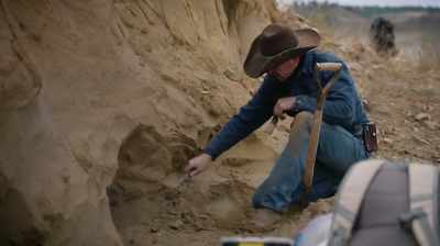 Clayton:
THAT'S REALLY A GOOD PORTION
OF WHERE MY BREAD - Dino Hunters