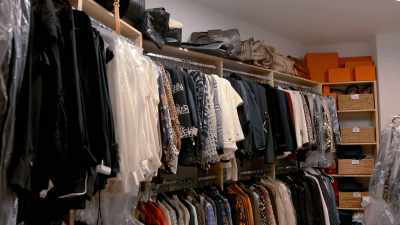[Clea] It's not often that you do,
like, a sequin section for someone. - Get Organized with The Home Edit