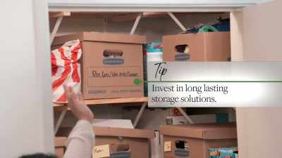[Clea] Right.
They need storage solutions - Get Organized with The Home Edit