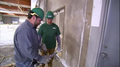CLEAN OUT
THE EXCESS DUST. - Dirty Jobs