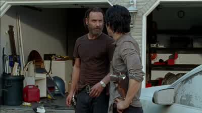 Clean shirt. - The Walking Dead