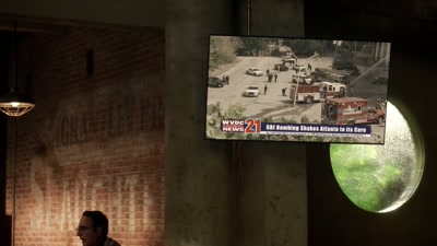 Cleanup continues after
the GBI bombing yesterday - Will Trent