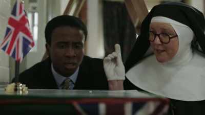  Clear liquid,
 presumably the very same - Sister Boniface Mysteries