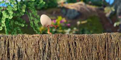 -Clear the area!
-[chick grunts] - Chicken Run: Dawn of the Nugget