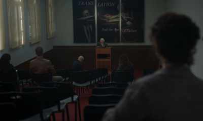 [clearing throat]
Consequently, it is jarring - The Lost Daughter