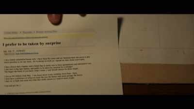 [clears throat] It disclosed
Mrs. Dadich's name - Aftermath