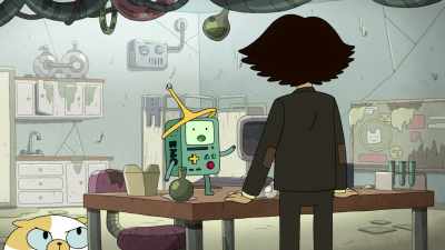 [ Clears throat ] One day,
everyone was a skeleton. - Adventure Time: Fionna & Cake