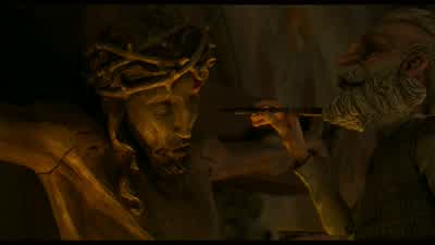 Yes... - It looks great, Papa. - Oh. - Guillermo del Toro's Pinocchio