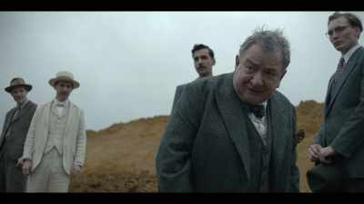 [clears throat]
Well, Basil Brown, excavator… - The Dig