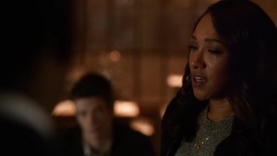 [clears throat]
When she left us... - The Flash