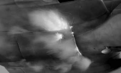 Cleven's plane took six hits. - The Bloody Hundredth